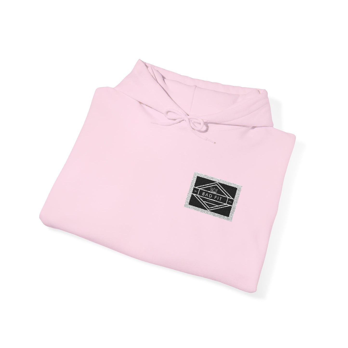 Hoodie • Minimal Black Ink Wave Chest Graphic